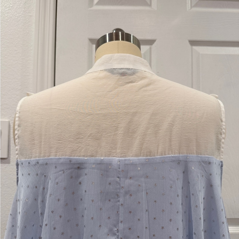 Sister Jane Light Blue and White Tent Dress - Picture 6 of 9